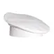 Chef Revival H036WH Adjustable Chef Beret, Poly/Cotton Blend, White, Adjustable Head Strap 1 image