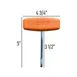 Dexter 42002 Boning Knife, 3-3/8" Hook, 13/64" dia., Stainless Steel, Flat Handle 3 image