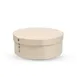 Korin BOX-WA-002-13 Take Out Container, 5-1/4" Diameter x 2" Height, Round Lidded Wood, Natural 1 image