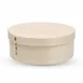 Korin BOX-WA-002-15 Disposable Wooden Lidded Round Box, 6"Dia x 2"H, 10pc/Pack - 12/Pack 1 image
