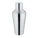 Korin BR-01 Baron Cobbler Cocktail Shaker, 17 oz, 3-Piece Stainless Steel, 3-1/4" dia. x 7-3/4"H 1 image