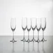 Korin GL-D107-PK - 8.9" 6 oz Lead-Free Crystal Champagne Flute, Stem Base, Break Resistant - 1/Pack 1 image