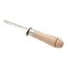 Korin HA-1301 Clam Knife, 8"L, Forged Stainless Steel Blade, Rounded Wood Handle, Dishwasher Safe 1 image