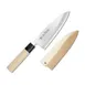 Korin HKR-SHDE-180 Shiro-ko Deba Knife, 7" (18cm) Edge, Forged Carbon Steel Blade, Wood Handle 1 image