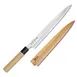 Korin HMA-AHYA-330 Yanagi Knife, 13" Forged Carbon Steel #2 & Iron Blade, Magnolia Wood Handle 1 image