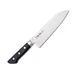 Korin HMA-MOSA-180 Masamoto Santoku Knife, 7" 70/30 Beveled Edge, Molybdenum Steel, Wood Handle 1 image