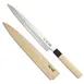 Korin HMA-SKYA-270-L Yanagi Knife, 10-1/2" (27cm) LH, Edge, Carbon/Soft Iron Blade, Wood Handle 1 image