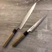 Korin HMA-SWASU-240 Masamoto Wa‑Sujihiki Knife, 9‑7/16" (24 cm) RH 70/30, Forged Steel, Wood Handle 2 image