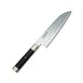 Korin HMB-VGDSA-180 Wa‑Santoku Knife, 7" Right‑Handed, 70/30 Edge, VG‑10 Steel, Pressed Wood Handle 1 image