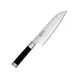 Korin HMB-VGSA-180 Santoku Knife, 7" (18 cm) Forged VG‑10 Steel Blade, Wood Handle, Beveled Edge 1 image