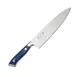 Korin HNE-BLGY-210 Gyutou Knife, 8-1/4" 21cm High Carbon Steel, Blue Bone Handle, Forged 70/30 Bevel 1 image