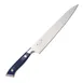 Korin HNE-BLSU-230 Nenox Sujihiki Knife, 9" (23cm), Handed, Carbon Steel, Blue Bone Handle, Forged 1 image