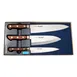 Korin HSU-IN3 Suisin Inox 3-Piece Knife Set 8.25" 6.5" 6" 70/30 Beveled Edge Steel Handle - 1/Set 1 image