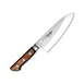 Korin HSU-INDE-165 Suisin Inox Deba Knife, 6-1/2" Forged 8A Steel Blade, Two‑Tone Wood Handle 1 image