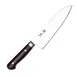 Korin HSU-PIMSA-180 Suisin Premium Inox Maroon Red Handle Santoku 7" Asian Knife 1 image