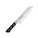Korin HTO-INSA-180 Santoku 7" (18cm) 70/30 Beveled AUS-8 Steel Blade, Wood Handle, Made in Japan 1 image