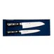 Korin HTO-MO2 2-Piece Knife Set, 7" Santoku & 6" Petty, AUS-8 Steel, Right Handed, Polyacetal Handle - 1/Set 1 image