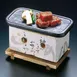 Korin IMP-08437 Display Riser, 6-3/4" L x 4" W x 1" H, Brown Wood Base, Fits KON-21411, 4" Height 2 image