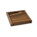 Korin IMP-21548 Wooden Japonica Riser, Square 5.5" x 5.5" x 0.75" Brown, 1‑2 Step Up To 4" 1 image
