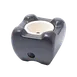 Korin KON-130 Tabletop Konro Grill, 5-3/4"L x 5-3/4"W x 4-3/4"H, Square, Clay, Black 1 image
