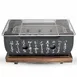 Korin KON-139-24 Japanese Grill, Aluminum Konro Grill with Wooden Base, 24x13x13cm 1 image