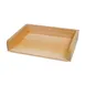 Korin NR-580 Sushi Serveware Tray, Rectangular Wood Prep Pan Tsukuri Ita, 15-1/4" x 11-3/4" x 2-3/4" 1 image