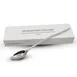 Korin SPN-165 - Chinese Soup Spoon, Stainless Steel Quenelle, Chef Jenner Tomaska, 3" Length Finish 1 image