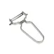 Korin TK-141 Vegetable Peeler, 5"L x 2-3/4"W, Curved Blade, Stainless Steel 1 image
