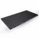 Korin TK-203-06-60-2 Black Polyethylene Cutting Board, 23.5"L x 11.75"W x 0.5"H 1 image