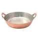 Korin TK-303-02C Tempura Pot, 17-1/2" dia. x 5"H, Round, Double Handle, Copper 1 image