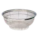 Korin TK-401-02-43 Colander, 17" dia. x 8"H, Round, Shallow, Stainless Steel 1 image