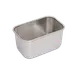 Korin TK-501-23-INSIDE - Stainless Steel Pan Insert, 4-1/4" L x 2-3/4" W x 2-1/4" H, Rectangular, Fits Yakumi Pan, Utensil Holder Organizer 1 image