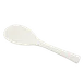 Korin TK-603-06 Plastic Turners, 17" Long White Kitchen Utensil, Dishwasher Safe Solid Plastic Design 1 image