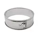 Korin TK-610-01-31 Stainless Steel Drum Sieve, 12" Diameter x 4-1/2" Height, Mesh, Baking Smallware 1 image