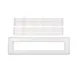 Korin TK-612-03B Nigiri Sushi Mold, 13-3/10" x 3-4/5" x 1-1/2" Plastic, 10-Piece 1 image