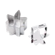 Korin TK-613-MOMIJI Rice Mold, 3-1/4"L x 3"W x 2-2/5"H, Stainless Steel, Leaf Design 1 image