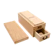 Korin TK-625-02N Bonito Shaver, 9-3/10"L x 3-3/4"W x 4-1/4"H, Rectangular, Wood, Natural 1 image