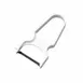 Korin TK-702 Manual Vegetable Peeler, White Ritter Carbon Steel Blade, 4.25"L x 2.5"W 1 image