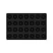 Louis Tellier SQ094 Mid Donuts Mold, 3.38 Oz, 2.75" Dia. x 1.26" H Silicone, Uncoated 2 image