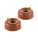 Louis Tellier SQ094 Mid Donuts Mold, 3.38 Oz, 2.75" Dia. x 1.26" H Silicone, Uncoated 3 image