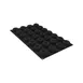 Louis Tellier SQ094 Mid Donuts Mold, 3.38 Oz, 2.75" Dia. x 1.26" H Silicone, Uncoated 4 image