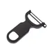 Mercer M33072 Y-Peeler, 4" Length, Carbon Steel Blade, Handle, Eye Remover, Black Red White 1 image