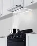 Summit HRTX24WADA 24" Retractable Range Hood, Glossy White, CSA Certified 2 image
