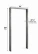 World Manufacturing 36” × 80” Stainless Steel Door Frame 1 image