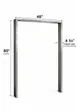 World Manufacturing 48” × 80” Stainless Steel Door Frame 1 image