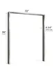 World Manufacturing 72” × 96” Stainless Steel Door Frame 1 image