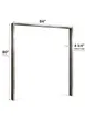 World Manufacturing 84” × 80” Stainless Steel Door Frame 1 image