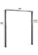 World Manufacturing 84” × 84” Stainless Steel Door Frame 1 image