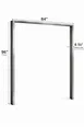 World Manufacturing 84” × 96” Stainless Steel Door Frame 1 image