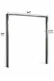 World Manufacturing 96” × 96” Stainless Steel Door Frame 1 image